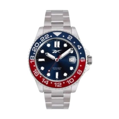 Reebok RV-HOM-G3-ARS1-NW Silver Stainless Steel Strap Men Watch 